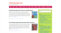 Desktop Screenshot of infopsikologi.com